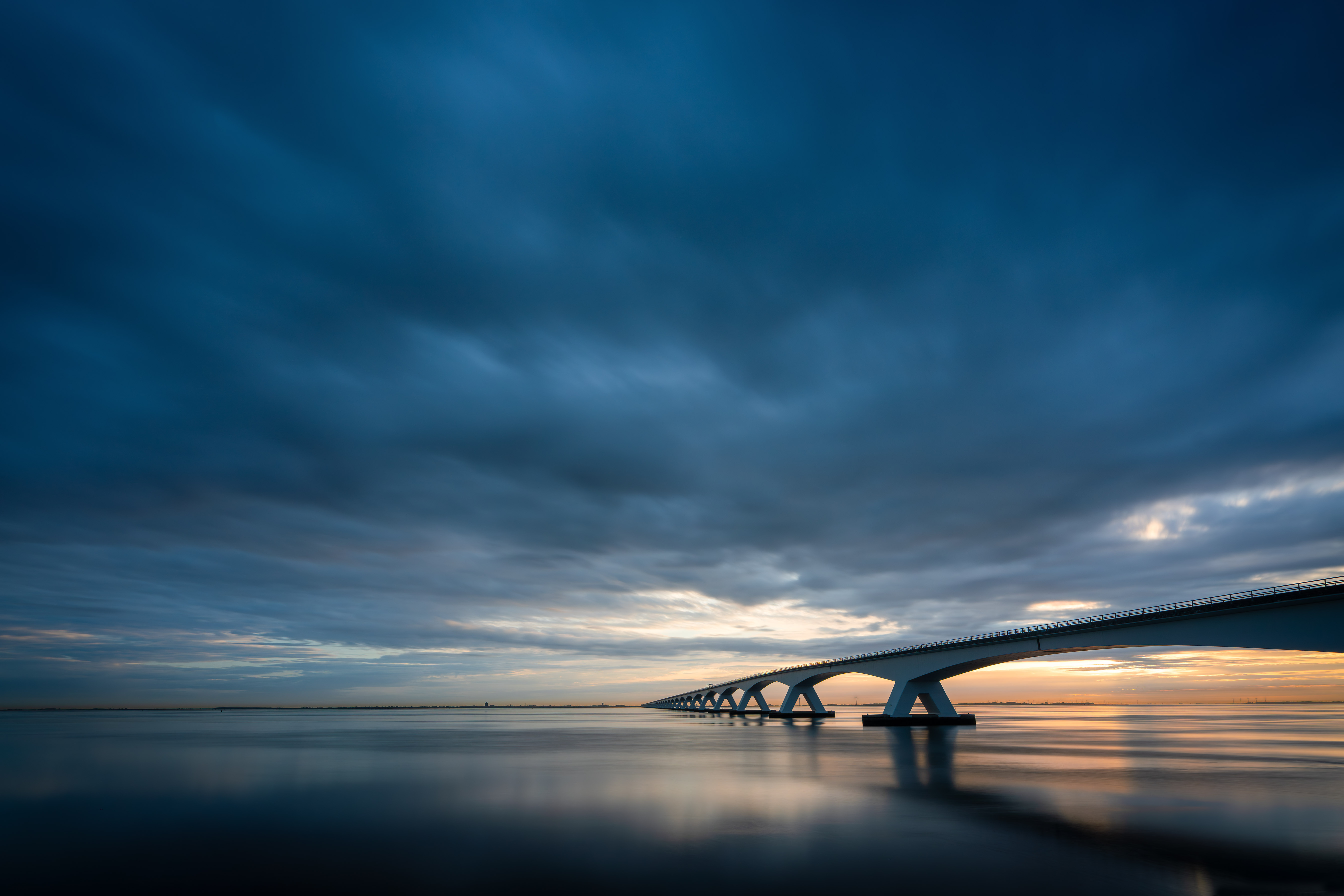 Zeelandbrug morgenstond Hans Bouma